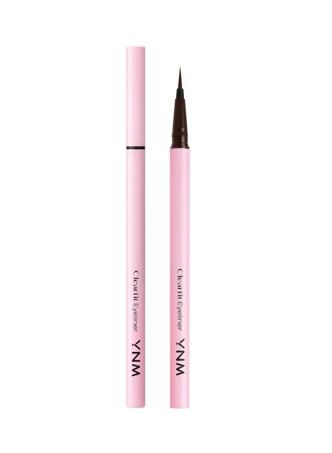 YNM Clear Fit Eyeliner, Liquid Liner, Smudge Proof Liquid Eyeliner (Brown) - Image 1